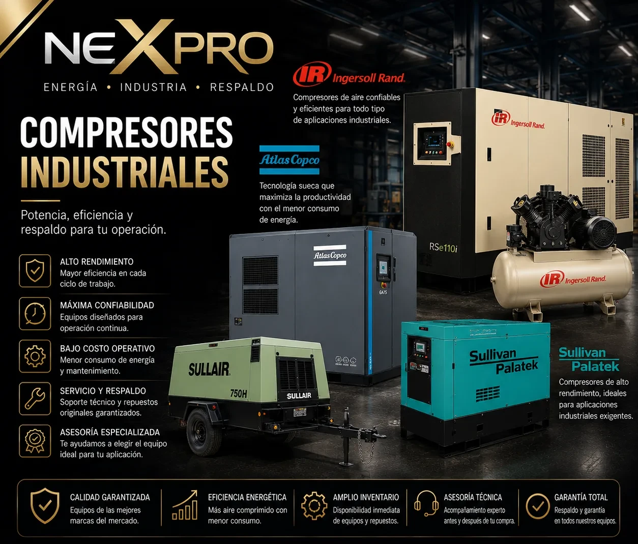 Compresores industriales NEXPRO Venezuela